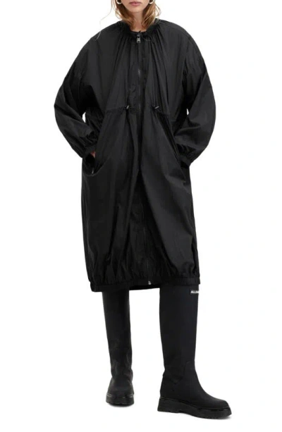 Allsaints Paris Lightweight Parka Jacket In Black