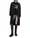 Allsaints Paris Lightweight Parka Jacket In Black
