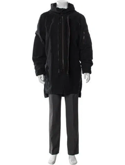 Pre-owned Allsaints Parka In Black