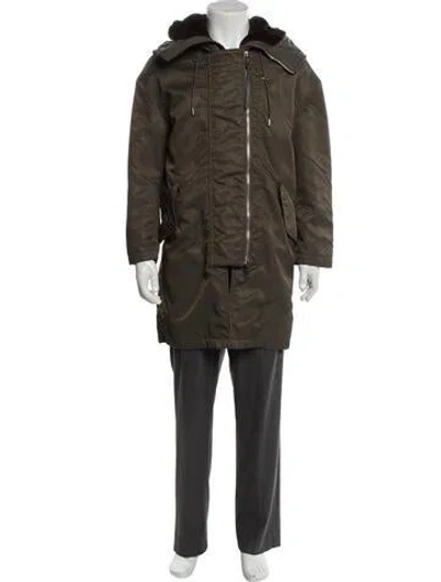 Pre-owned Allsaints Parka In Green