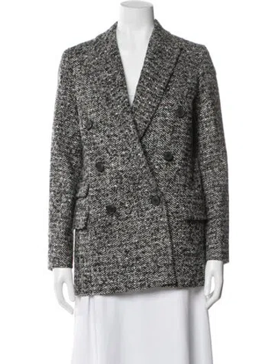 Pre-owned Allsaints Parker Blazer Tweed Pattern Blazer W/ Tags In Multi