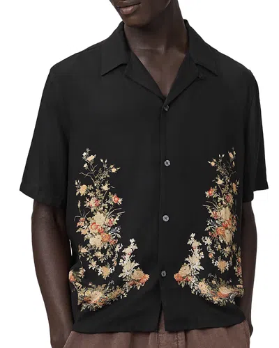 Allsaints Parsons Floral Camp Shirt In Multi