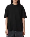 Allsaints Amelie Oversized Boxy T-shirt In Black