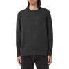 Allsaints Pattern Crewneck Sweater In Gray
