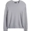 Allsaints Patern Crewneck Sweater In Gray