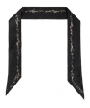 Allsaints Pattern Scarf In Black