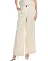 Allsaints Deri Lyn Linen Blend Pants In Neutral