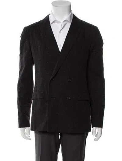 Pre-owned Allsaints Peacoat In Gray