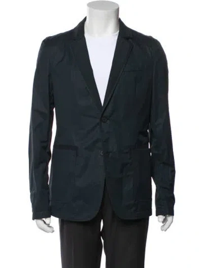 Pre-owned Allsaints Peacoat In Green