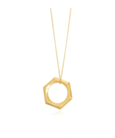 Allsaints Pendant Necklace In Neutral