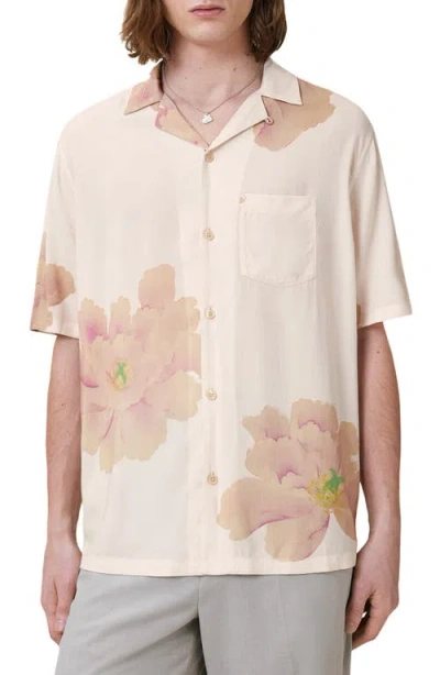 Allsaints Peony Short Sleeve Camp Shirt