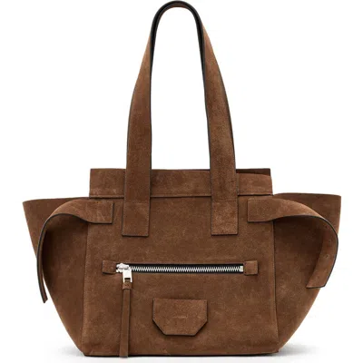 Allsaints Perez Suede Shoulder Bag