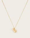 Allsaints Perfume Chain Necklace In Warm Brass