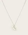 Allsaints Perfume Chain Necklace In Warm Silver