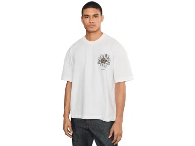 Allsaints Petals Graphic Crewneck T-shirt In White