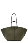 Allsaints Phoenix E/w Tote In Military Green