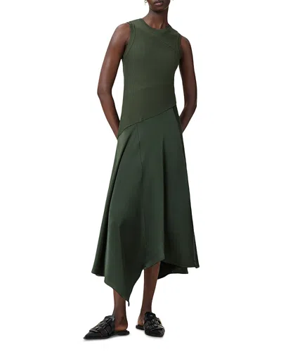 Allsaints Pia Satin Midi Dress