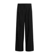 Allsaints Aleida Lightweight Wide Leg Trousers In Black