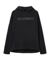 Allsaints Pins Oversized Ettienne Hoodie In Black