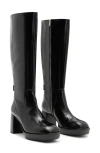 Allsaints Pip Knee High Boot In Black