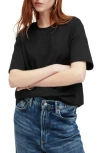 Allsaints Pippa Boyfriend Tee In Black