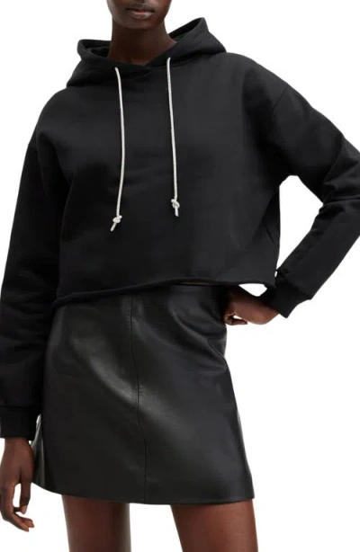 Allsaints Pippa Sparkle Hoodie In Black