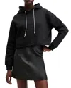 Allsaints Pippa Sparkle Hoodie In Black