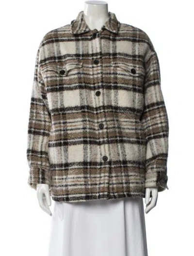 Pre-owned Allsaints Plaid Print Jacket In Multi