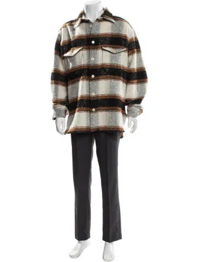 Pre-owned Allsaints Plaid Print Jacket In Multi