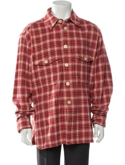Pre-owned Allsaints Plaid Print Long Sleeve Shirt In Multi