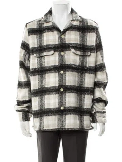 Pre-owned Allsaints Plaid Print Utility Jacket W/ Tags In Multi