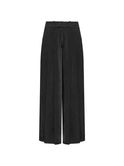 Allsaints Pleated Pants In Black