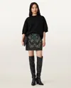 Allsaints Polyester Jamilia Embellished Mini Skirt In Multi