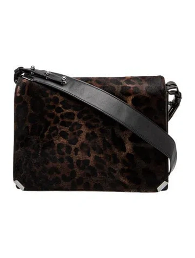 Pre-owned Allsaints Ponyhair Messenger Bag In Multi