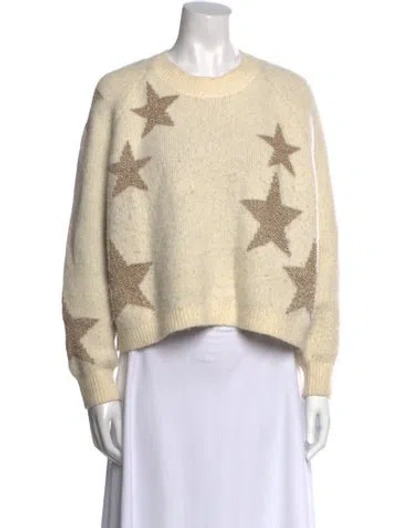 Pre-owned Allsaints Printed Crew Neck Sweater