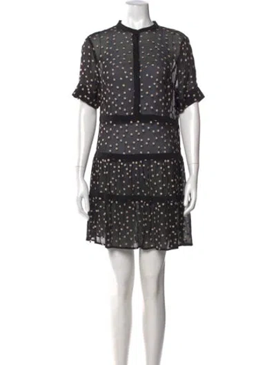 Pre-owned Allsaints Printed Mini Dress