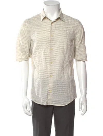 Pre-owned Allsaints Printed Short Sleeve Shirt In Neutral