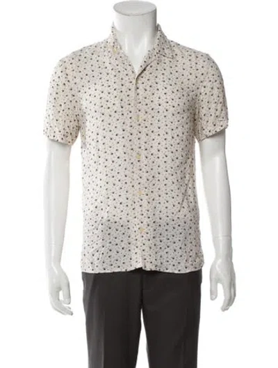 Pre-owned Allsaints Printed Short Sleeve Shirt In Neutral