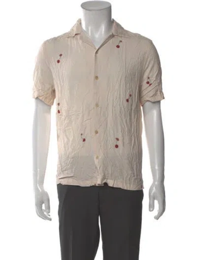 Pre-owned Allsaints Printed Short Sleeve Shirt In Neutral