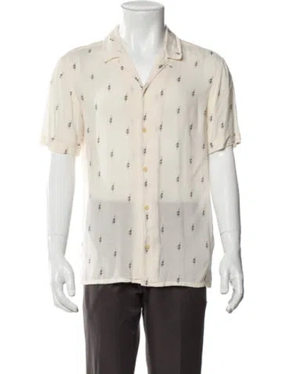 Pre-owned Allsaints Printed Short Sleeve Shirt In Neutral
