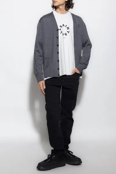 Allsaints Printed T-shirt In Grey