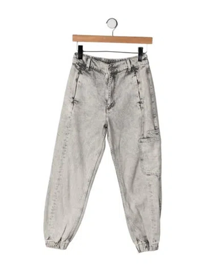 Pre-owned Allsaints Printed Wide Leg Pants In Green