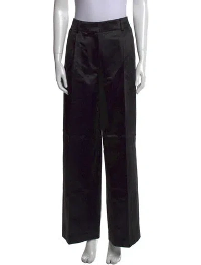 Pre-owned Allsaints Printed Wide Leg Pants W/ Tags In Black