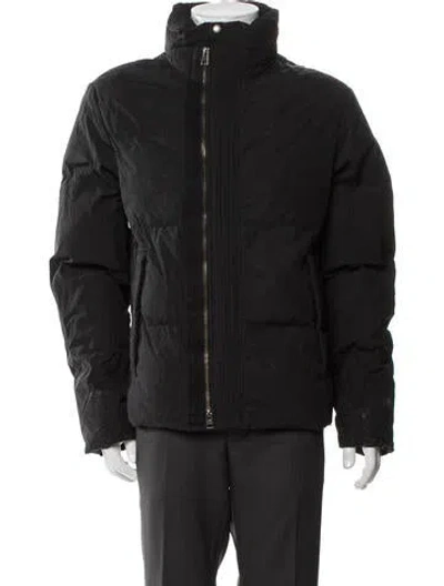 Pre-owned Allsaints Puffer Coat In Black