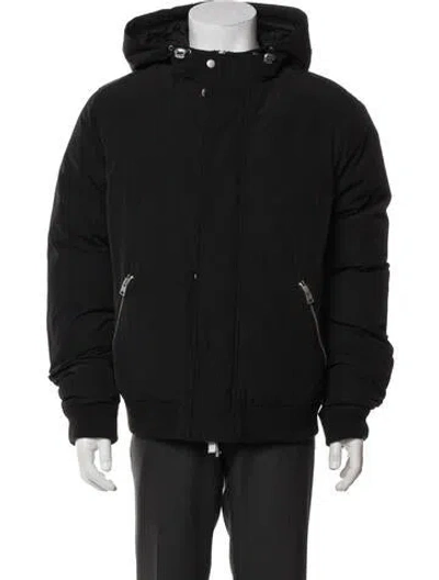 Pre-owned Allsaints Puffer Coat In Gray