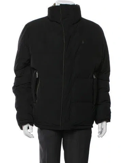 Pre-owned Allsaints Puffer Coat In Green