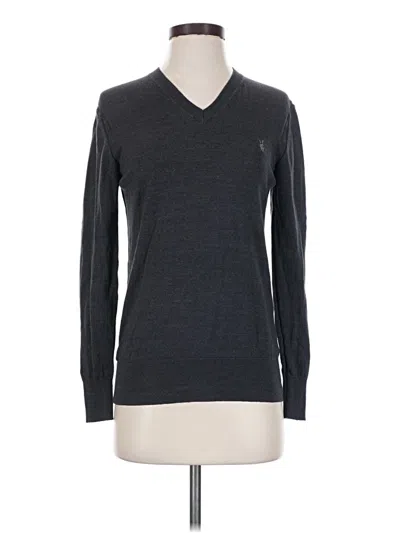 Pre-owned Allsaints Pullover Sweater In Gray