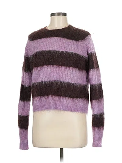 Pre-owned Allsaints Pullover Sweater In Purple