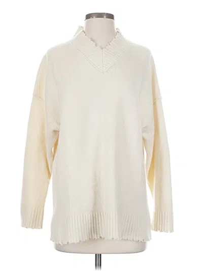 Pre-owned Allsaints Pullover Sweater In White