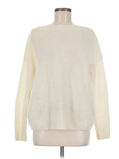 Pre-owned Allsaints Pullover Sweater In White